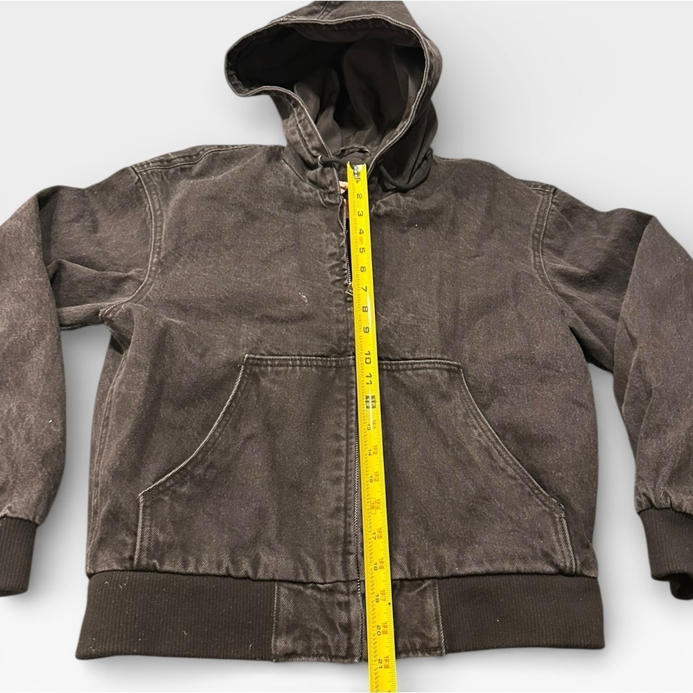 Levi Strauss Black Denim Jacket With Hood - Picture 3 of 5